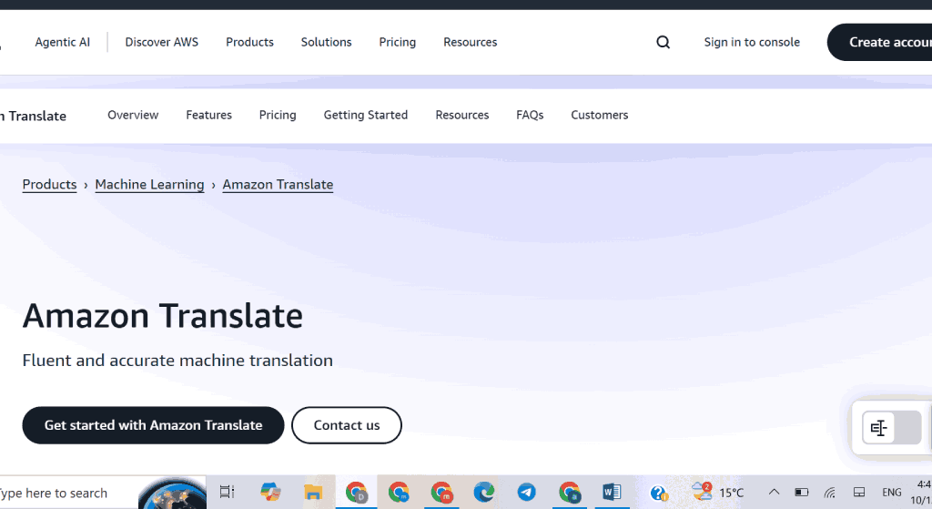 Amazon Translate