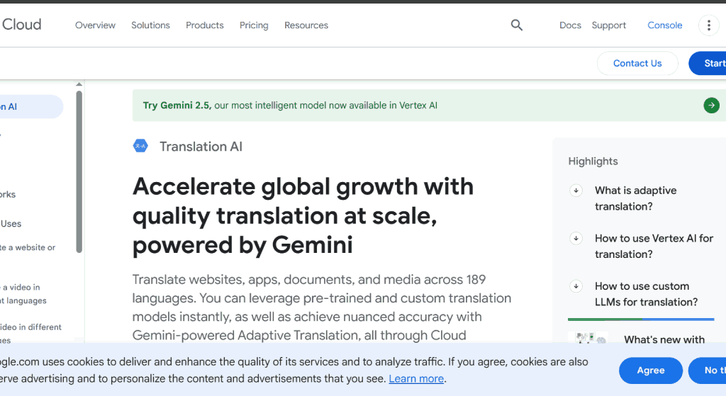 Translation AI