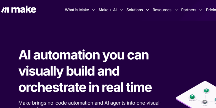 Make visual scenario builder connecting apps with modules and triggers