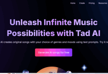 Tad ai music generator