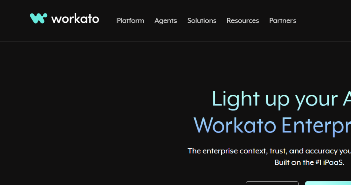 Workato enterprise integration platform connecting business applications