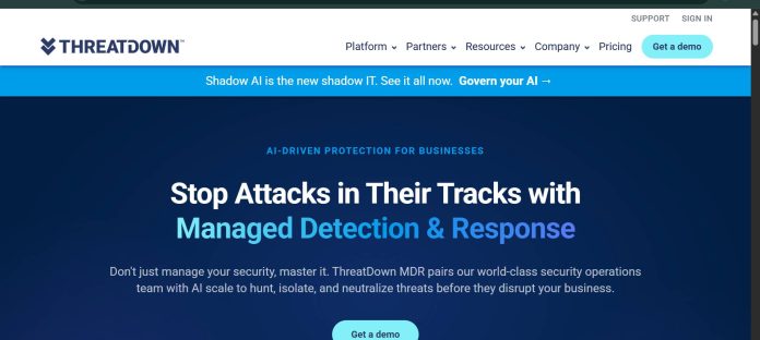 ThreatDown by Malwarebytes endpoint protection dashboard